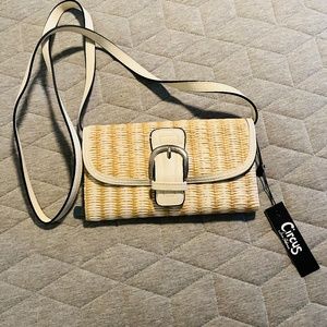 Sam Edelman (Circus) NEW WITH TAGS Straw cross-body
